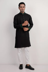 Men Premium Panjabi (Black)
